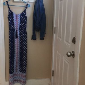 Pink Rose maxi dress